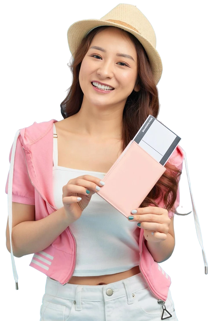 visawang-female-traveler-passport-straw-hat